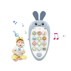 Telefon bebelusi cu sunete si joc dentitie, Morcov, 18 LUNI+