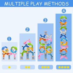 Joc de echilibru din lemn, Catelusi, 3 ani+