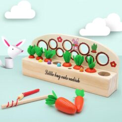 Joc de tip Montessori, dexteritate si joc magnetic, 3 ani