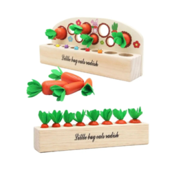 Joc de tip Montessori, dexteritate si joc magnetic, 3 ani