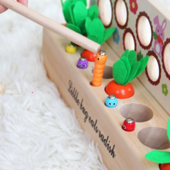 Joc de tip Montessori, dexteritate si joc magnetic, 3 ani