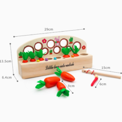 Joc de tip Montessori, dexteritate si joc magnetic, 3 ani