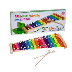 Jucarie muzicala - Xilofon din lemn cu15 note muzicale