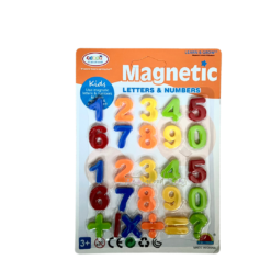 Set 26 cifre colorate magnetice, 3 ani