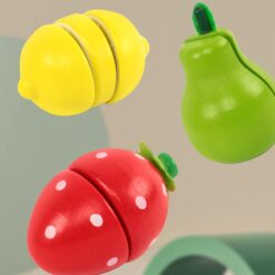 Set blender din lemn cu accesorii pentru copii, 3 ani+ 02