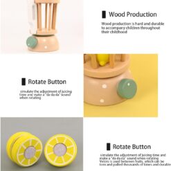 Set blender din lemn cu accesorii pentru copii, 3 ani+ 02