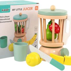 Set blender din lemn cu accesorii pentru copii, 3 ani+ 02