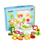 Set din lemn cu accesorii pentru copii,  Salata, 3 ani+