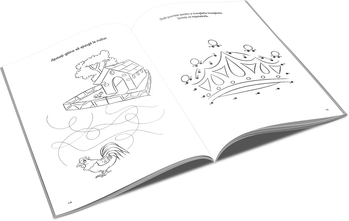 Carte copii, 3-5 ani, Dezvolta si Creeaza, 64 pagini