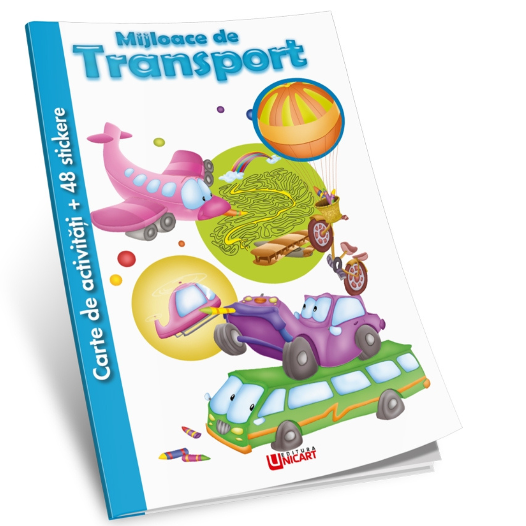 Carte copii, Activitati si Stickere,100 pagini, A4