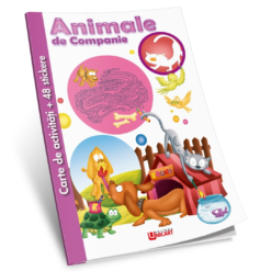 Carte copii, Activitati+Stickere, Animale de companie, A4