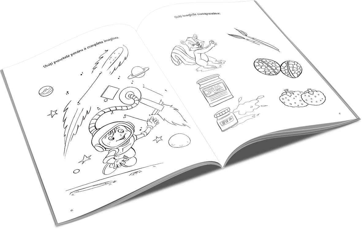 Carte copii, Dezvolta si Creeaza, 3-5 ani, 64 pagini