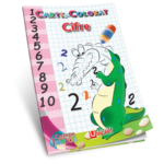 Carte de colorat copii, A5, 3-5 ani, Cifre