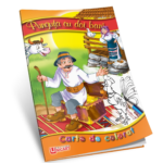 Carte de povesti si colorat, A5, Punguta cu doi bani, 2 ani+