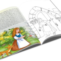 Carte de povesti si colorat, A5, Sarea in Bucate, 2 ani+