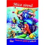Carte de povesti si colorat, Mica Sirena, A4