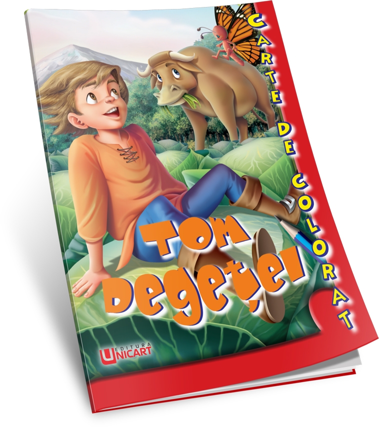 Carte de povesti si de colorat, Tom Degetel, A5