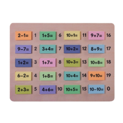 Joc educativ 2 in 1, Jenga, Domino si Matematica, 3 ani