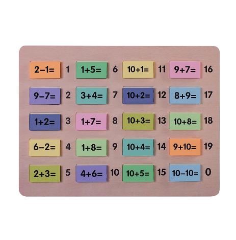 Joc educativ 2 in 1, Jenga, Domino si Matematica, 3 ani