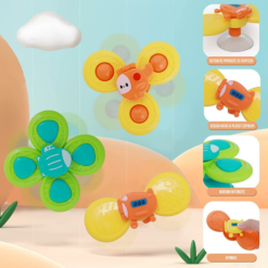 Jucarie interactiva bebelusi, 4 in 1, Ventuza si jucarie zornaitoare, 18 luni+