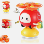 Jucarie interactiva bebelusi, 4 in 1, Ventuza si jucarie zornaitoare, 18 luni+