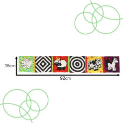 Protectie de patut, Animale, 92 x 15 cm, 1 luna+