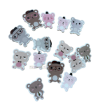 Set 14 autocolante din spuma,Ursuleti, 3 ani