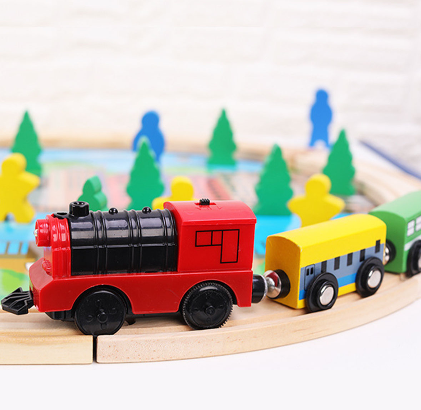 Circuit cu trenulet magnetic, 3 ani+