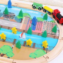 Circuit cu trenulet magnetic, 3 ani+