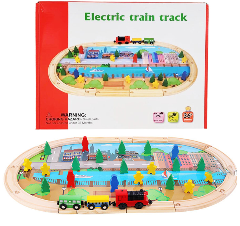 Circuit cu trenulet magnetic, 3 ani+