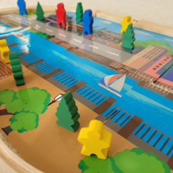 Circuit cu trenulet magnetic, 3 ani+