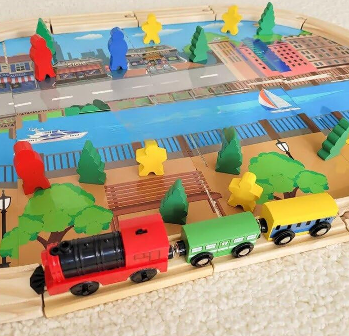 Circuit cu trenulet magnetic, 3 ani+