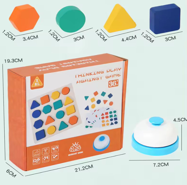 Joc de tip Montessori, joc de logica,Simetria Culorilor, 3 ani+