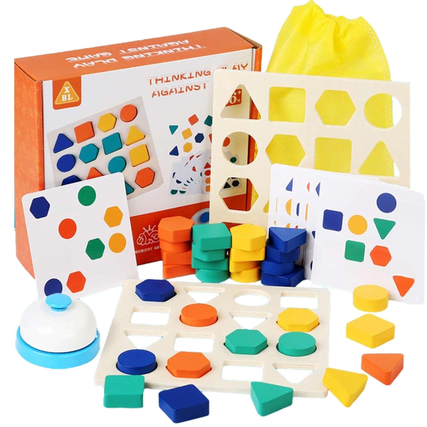 Joc de tip Montessori, joc de logica,Simetria Culorilor, 3 ani+