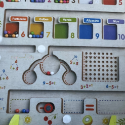 Joc multifunctinal de tip Montessori, Labirint magnetic, 3 ani