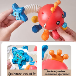 Jucarie Multifuntionala pentru bebelusi, 10 in 1, 18 luni+