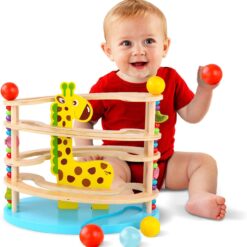 Jucarie de tip Montessori - Circuit cu bile, 3 ani