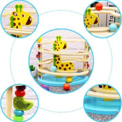 Jucarie de tip Montessori - Circuit cu bile, 3 ani