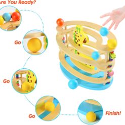 Jucarie de tip Montessori - Circuit cu bile, 3 ani