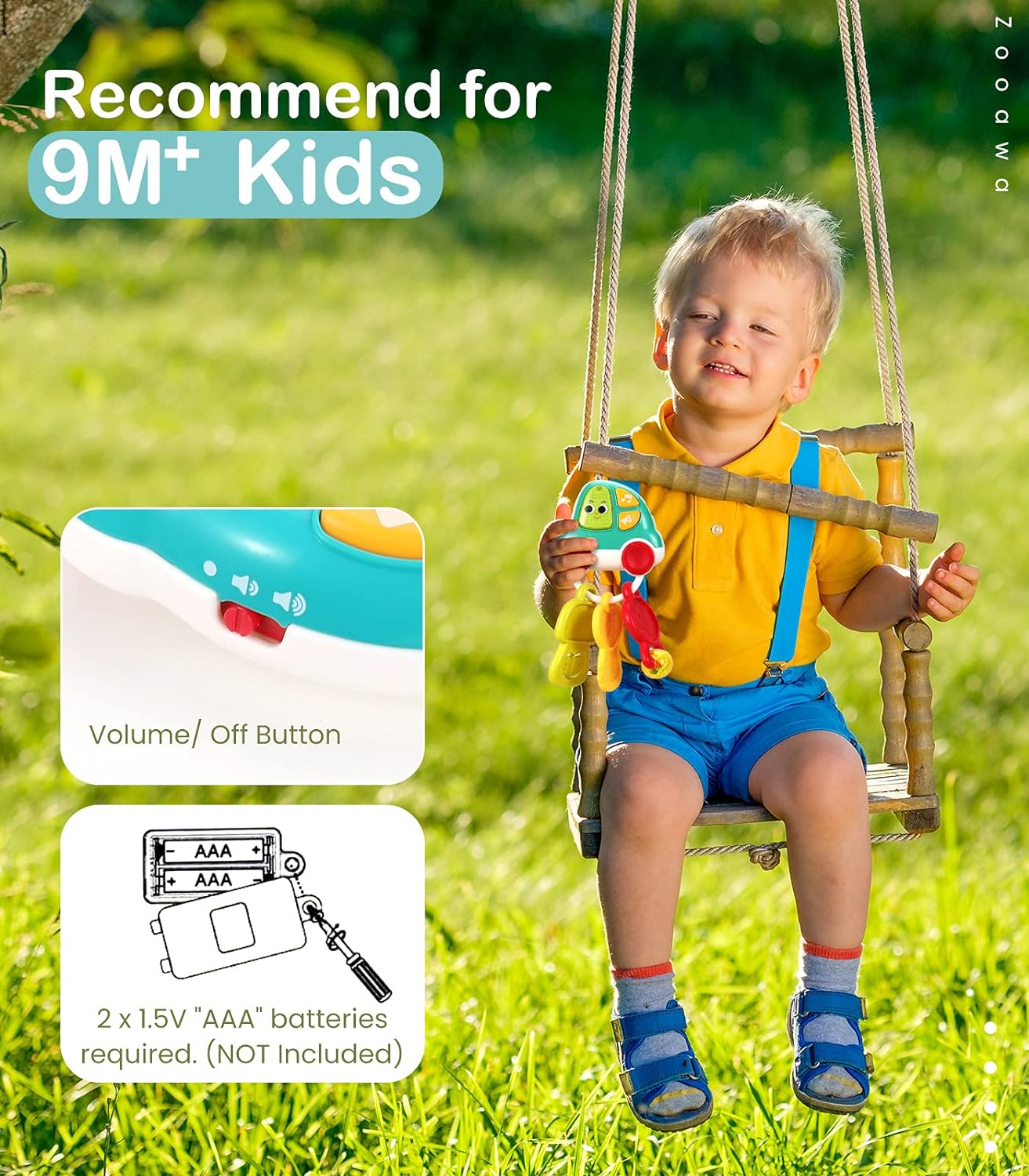 Jucarie dentitie - jucarie cu sunete si lumini, 9 luni+, Hola