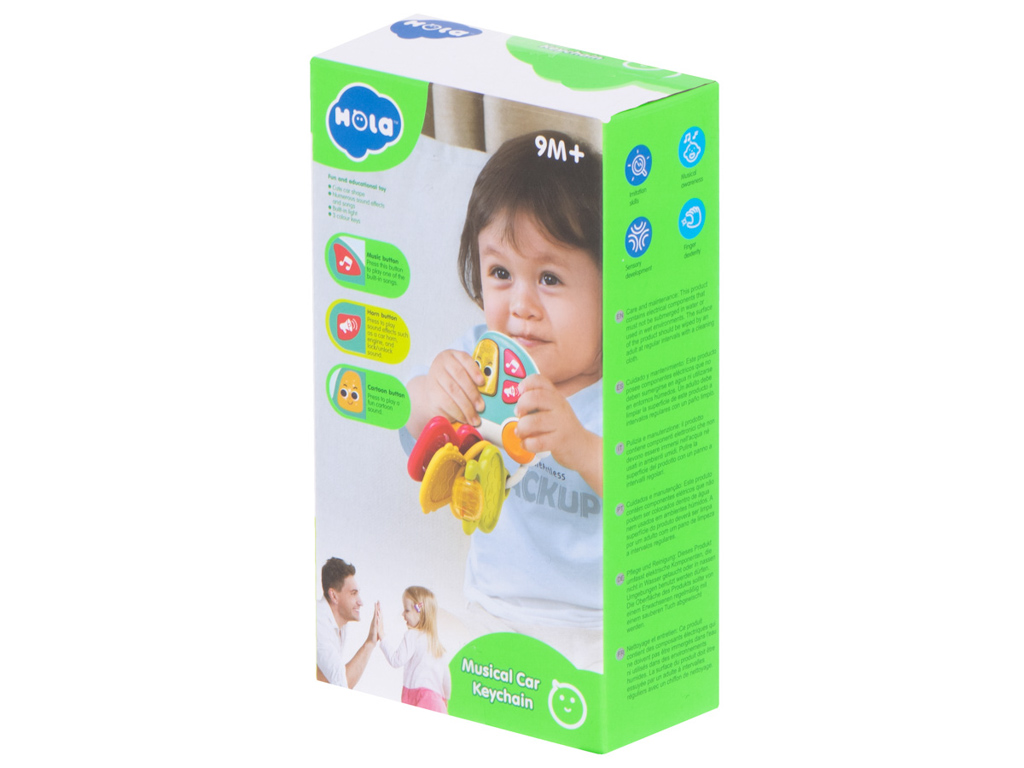 Jucarie dentitie - jucarie cu sunete si lumini, 9 luni+, Hola