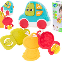 Jucarie dentitie - jucarie cu sunete si lumini, 9 luni+, Hola