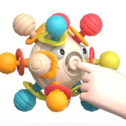 Jucarie interactiva bebelusi - Minge senzoriala, 0 luni+, Peste