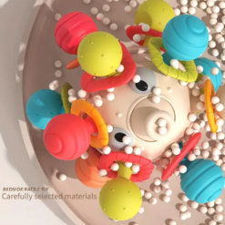 Jucarie interactiva bebelusi - Minge senzoriala, 0 luni+, Peste