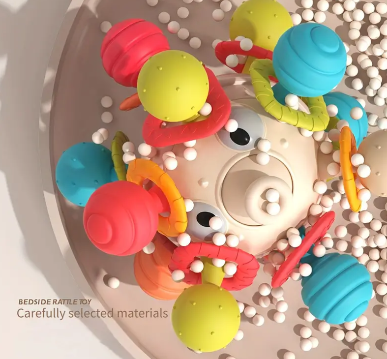 Jucarie interactiva bebelusi - Minge senzoriala, 0 luni+, Peste