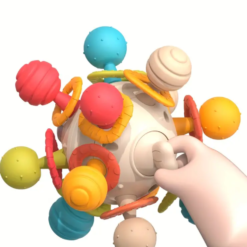 Jucarie interactiva bebelusi - Minge senzoriala, 0 luni+, Peste