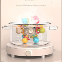 Jucarie interactiva bebelusi - Minge senzoriala, 0 luni+, Peste