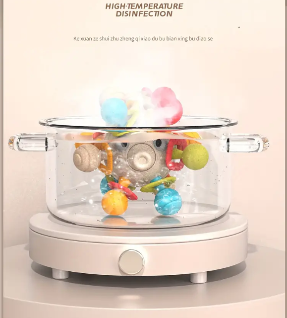 Jucarie interactiva bebelusi - Minge senzoriala, 0 luni+, Peste