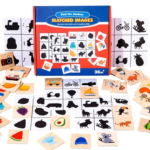 Puzzle de asociere cu Umbre, 3 ani+