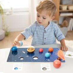 Puzzle educativ 3D, Sistemul Solar, 3 ani + 01